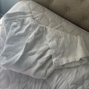 Wonderly womens White Bottoms linen